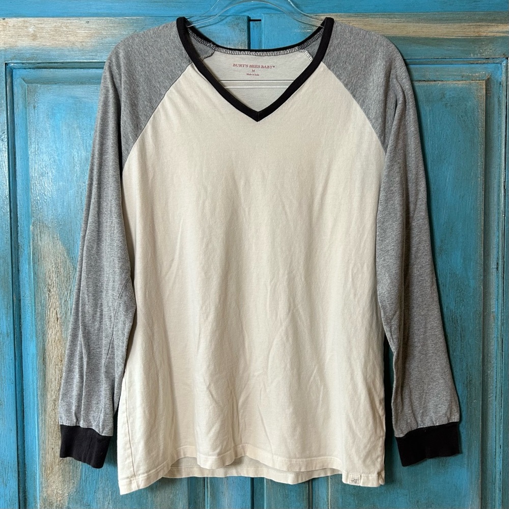 Men’s Burt’s Bees Baby Organic Cotton Long Sleeve Color Block Shirt